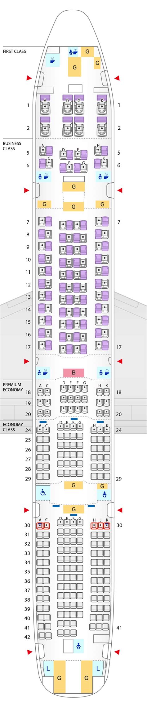 Boeing 777 Seat Layout