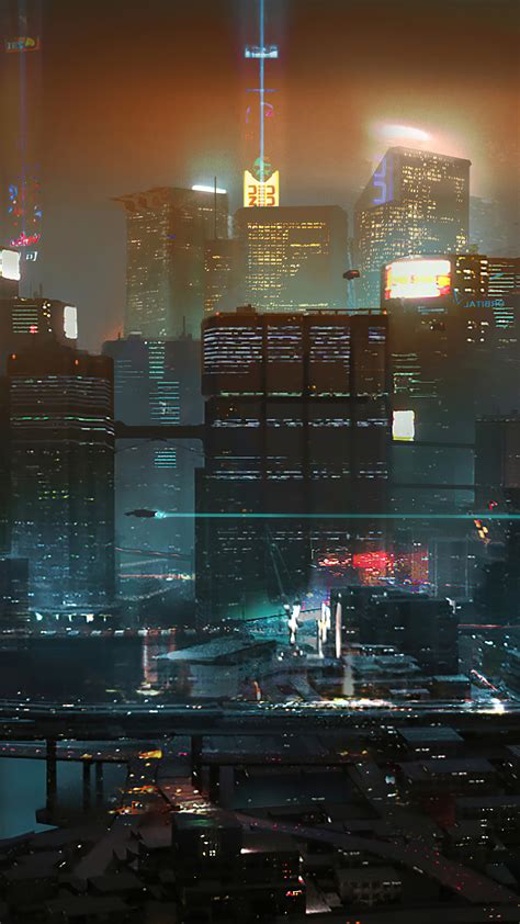 Cyberpunk 2077 Night City Mobile Wallpaper : I would like to say i appreciate this website and ...