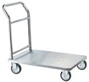 Chrome Hotel Platform Luggage Cart