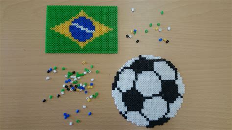 #WK2014 is van start gegaan! #strijkkralen #braziliaanse vlag en # ...