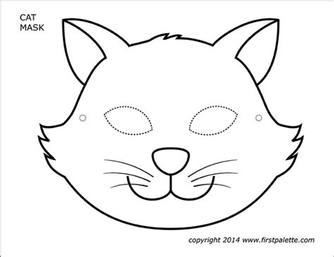 Cat Mask Printable