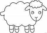 Sheep Outline Coloring Pages Black sheep Bfree Printable Coloring4free  sketch template