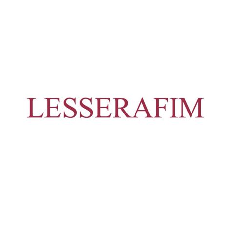 Lesserafim Logo for Online Clothing and Accessories Store