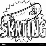 Skateboard Ramp Coloring Pages sketch template