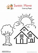 Sweet Home Coloring Pages For Kids – Free Printables  Art & Craft sketch template