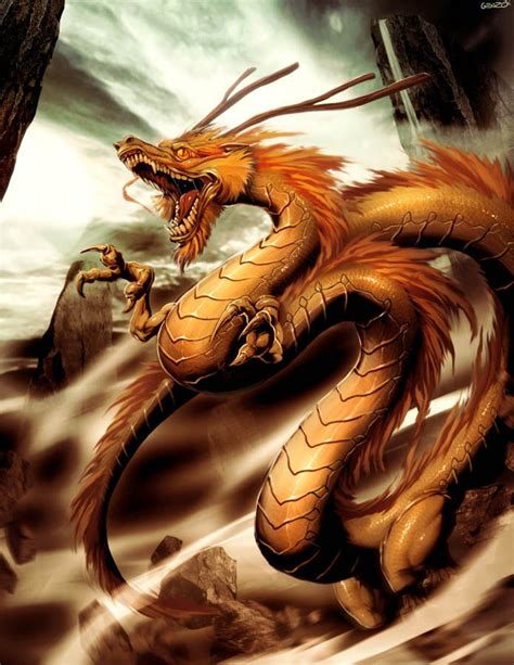 Shenglong by *GENZOMAN | Chinese mythology, Fantasy dragon, Dragon art