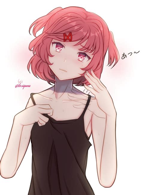 Natsuki is hot (by @Lvxsiguma on Twitter) : r/DDLC