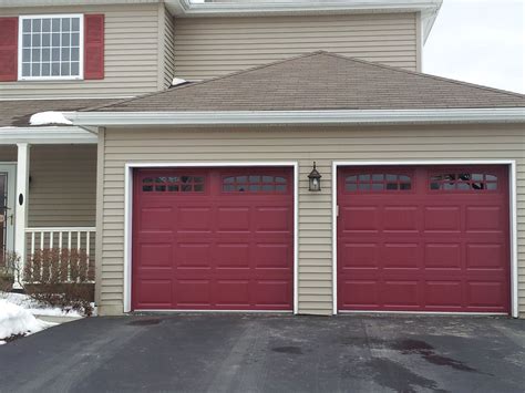 Raynor Opticolor | Garage door colors, House exterior, Red garage door