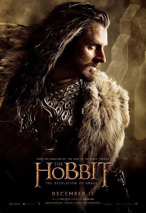 Thorin Oakenshield - The Hobbit: The Desolation of Smaug Poster ...