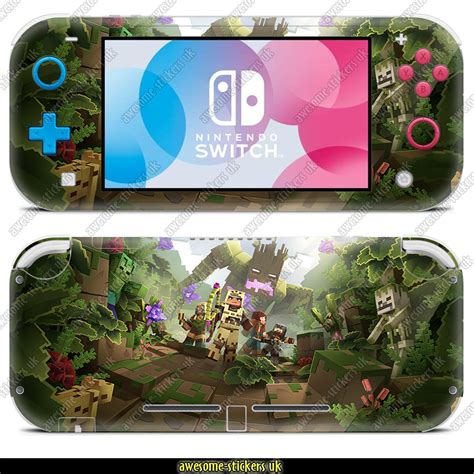 Nintendo Switch LITE skins 212 - MINECRAFT - Awesome Stickers UK