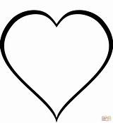 Simple Heart coloring Page  Free Printable Coloring Pages sketch template