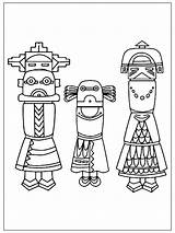 Hopi Kachina Dolls Coloring Page  Free Printable Pages For Kids sketch template
