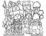 Dog Breed Coloring Pages Sketch Page sketch template