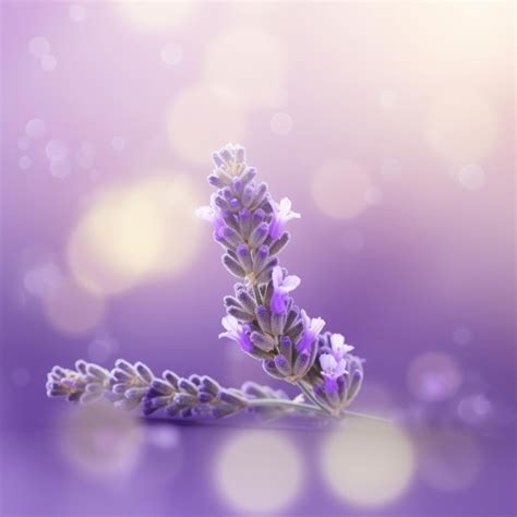 Premium AI Image | Lavender field background Illustration AI GenerativexA