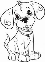 Dog Coloring Page Character For Book 24053940 Vector Art  sketch template