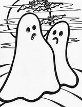 Free Printable Ghost Coloring Pages sketch template
