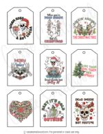 400+ CUTEST Printable Christmas Tags (Free PDF) - Cassie Smallwood