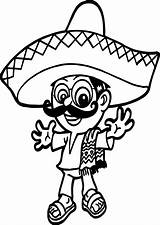Holiday Sombrero Coloring Page  Free Printable Coloring Pages For Kids sketch template
