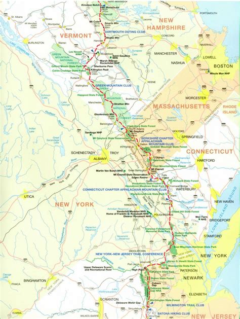 Official Appalachian Trail Maps with Printable Appalachian Trail Map ...