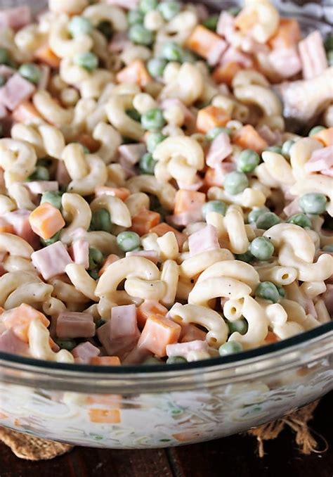 Ham & Cheese Macaroni Salad | The Kitchen is My Playground