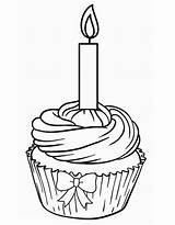Cupcake coloring Pages  ColoringLib sketch template