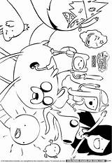 Adventure Time Coloring Book Pages sketch template
