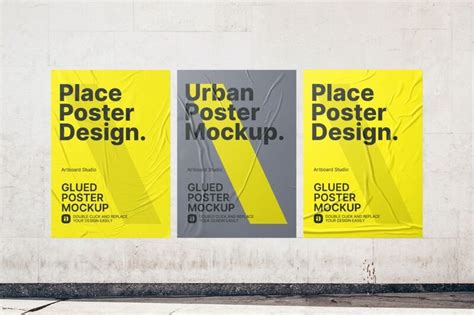 100 Poster Mockup | Free PSD Mockups Generator