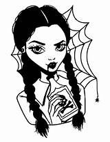 Dark Gothic Coloring Page Free Printable PDF sketch template