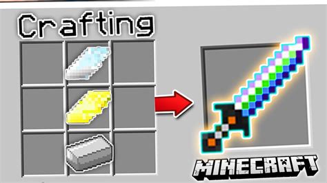 CRAFTING THE ULTIMATE MINECRAFT SWORD!! (EP 2) - YouTube