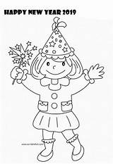 Free New Year 2019 Coloring Pages Printable PDF  Coloringfoldercom sketch template