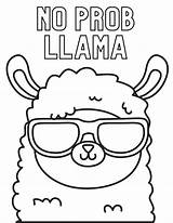 Print These Cute Llama Coloring Pages For Kids And Adults sketch template