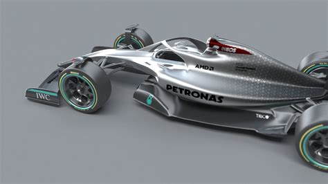 3D model f1 mersedes petronas 2021 - 2023 concept VR / AR / low-poly | CGTrader