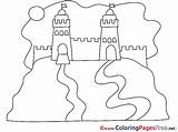 Fort Colouring Page Printable Free sketch template