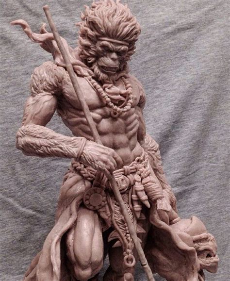 Monkey king | Monkey king, Monkey art, Sculpture