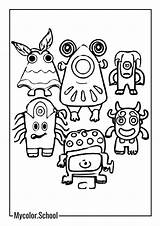 8 Monster Coloring Pages  Free Printables sketch template