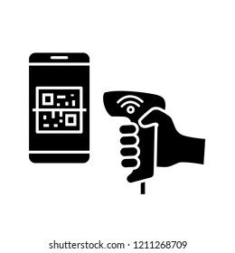 Payment Qr Code Scanner Scanning Phone Stock Vector (Royalty Free) 1211268709 | Shutterstock