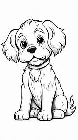 Dog coloring Pages For Kids – Artofit sketch template