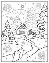 Christmas Snow Coloring Pages A Festive Activity For All Ages sketch template