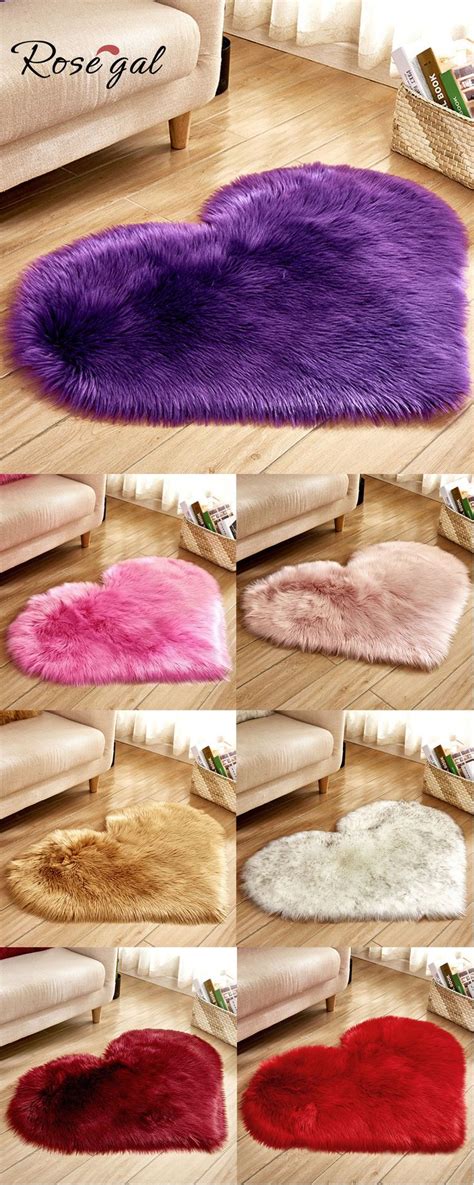 Simple Love Shape Wool-like Carpet - 70 X 90 Cm | Boho living room decor, Cute living room ...