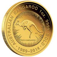 Australian Kangaroo Gold Bullion Coins.