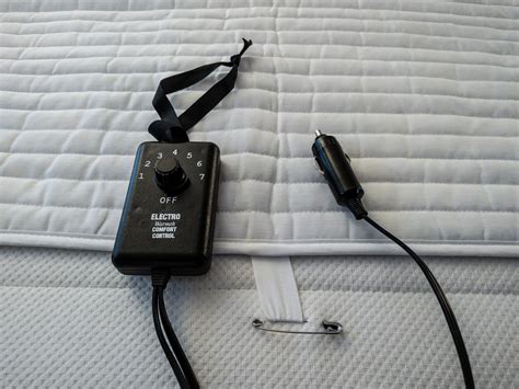 12v electric mattress pad for cheap overnight heating - Sprinter Adventure Van