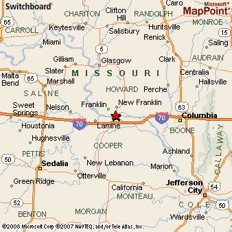 Where is Boonville, Missouri? see area map & more