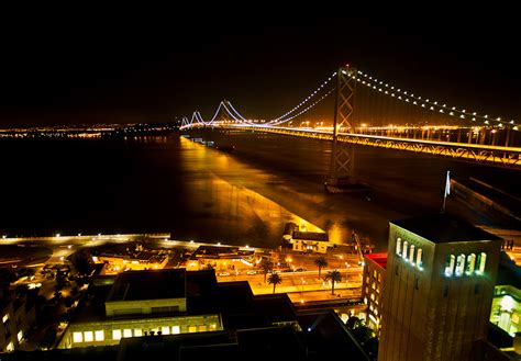 Day 12: Bay Bridge at Night | 2 shots combined: 4.0s at f/2.… | Flickr