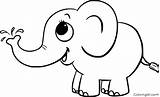 Baby Elephant Coloring Pages 42 Free Printables  ColoringAll sketch template