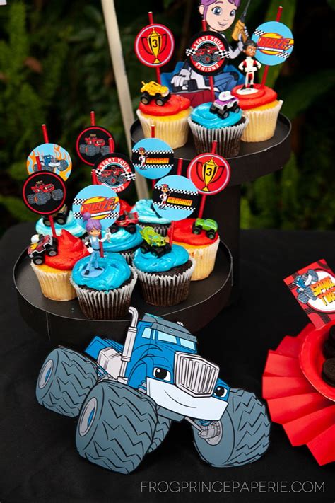 DIY Blaze and the Monster Machines Birthday Party Ideas