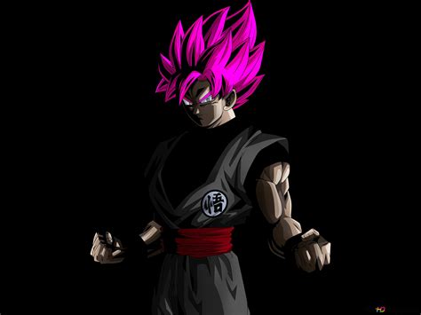 Goku pink hair 8K wallpaper download