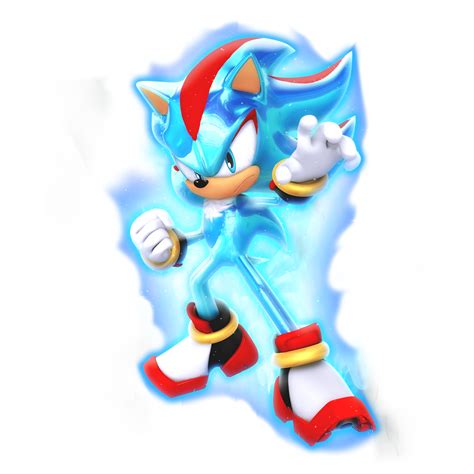 Super Shadow Blue Render by Nibroc-Rock : shadowthehedgehog