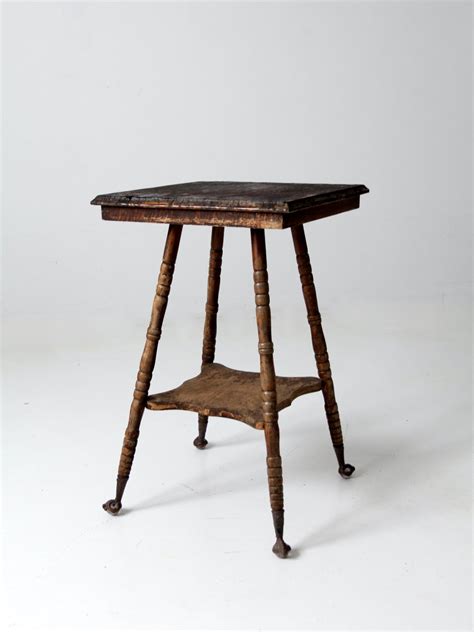 antique claw foot side table – 86 Vintage