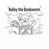 Book Worm Coloring Pages sketch template