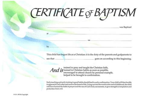 Roman Catholic Baptism Certificate Template | Best Creative Template Design